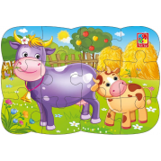 Пазли на магніті А5 Корова і теля